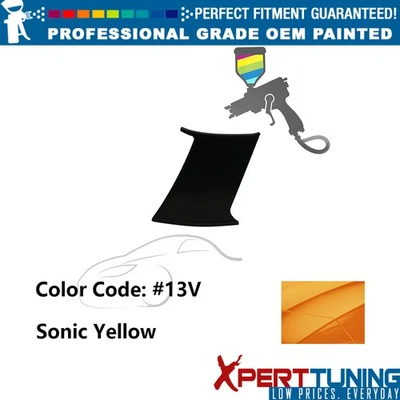 Fits 02-07 Subaru Impreza WRX Painted #13V Yellow Trunk Spoiler Wing Support Foto 1 de 4