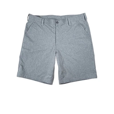 G.H. Pantalones Cortos Para Hombre Bass & Co. Gris Frente Plano Informales 38W 9" Entrepierna Foto 1 de 4