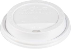 SOLO TLP316-0007 White Traveler Lid for SSP and Bare Paper Hot Cup - 2 Packs of