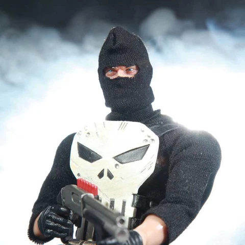 SP-MSK-SE: 1/12 scale One Hole Ski Mask for Mezco One:12 ML heads (No tracking) Cover