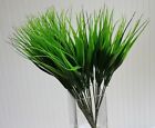 (5 pièces) Spray de remplissage d'herbe en plastique vert 18 pouces pour arrangement floral en soie États-Unis