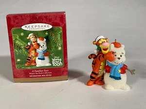 HALLMARK KEEPSAKE ORNAMENT WINNIE THE POOH "A FAMILIAR FACE" TIGGER SNOWMAN 2001 - Picture 1 of 8
