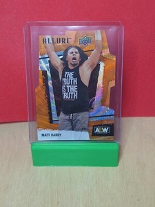 2022 Upper Deck AEW Allure Matt Hardy Orange Slice Die Cut Hardy Boyz WWE