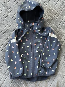 H&M Rain Coat Shell Jacket Waterproofed Size Uk 1-2 Years - Picture 1 of 4