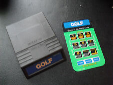 Vintage 1980 Intellivision Golf Game Cartridge with 1 Overlay