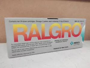 Merck Ralgro Implants for Calves Weight Gain Full Box - Picture 1 of 1