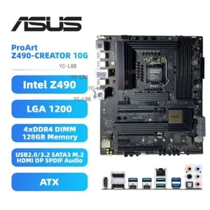 Placa madre ASUS LGA1200 ATX ProArt Z490-CREATOR 10G Intel Z490 DDR4 SATA3 HDMI - Imagen 1 de 5