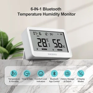 INKBIRD Bluetooth Termohigrómetro ITH-11-B Temperatura Sensor Humedad C/F - Imagen 1 de 11