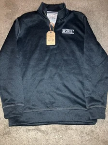 NEW Weatherproof Vintage Gray Nashville Fleece 1/4 Zip Hoodie Sweatshirt Mens XL - Picture 1 of 7