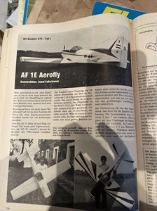 Bauplan für Motorfahrzeug AF1E, Aerofly 225 cm Spannweite - Bild 1 von 2