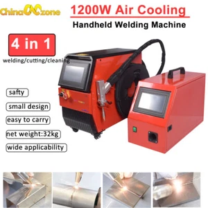 Máquina de corte de soldadura láser portátil de 1200 W con refrigeración por aire soldadora de metal - Imagen 1 de 11
