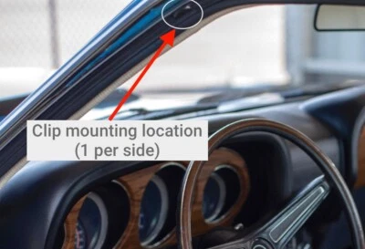 NOS Ford Blow Out Guides Mustang Mach 1 Boss 351 Torino Cougar Cobra Jet 429 SCJ - Image 1 of 4