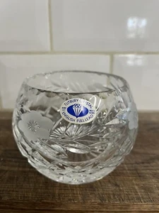 Tutbury Kristall kleine runde Vase - Bild 1 von 5