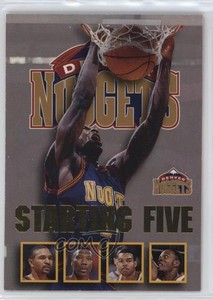1996-97 NBA Hoops Starting Five Antonio McDyess Mark Jackson Ervin Johnson #7