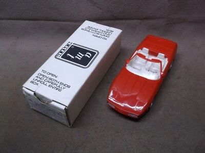 #6666 AMT ERTL 1/24 CHEVY 1992 CHEVROLET CORVETTE CONVERTIBLE PROMO BRIGHT RED - Image 1 of 4