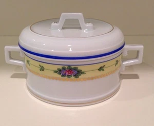 Hochst Covered Soup Bowl Hand-Painted Porcelain Floral Made in Germany New - Picture 1 of 9