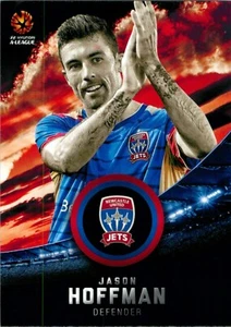 2016 2017 NEWCASTLE JETS A-League Card JASON HOFFMAN - Picture 1 of 3