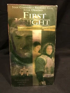 VHS First Knight 1995 Sean Connery Richard Gere RARE Reflective Cover - Picture 1 of 4