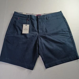 UNTUCKit St. Vincent Chino Shorts Men's 36 Navy Blue 9" inseam NWT - Picture 1 of 7
