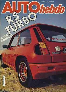 HEBDO AUTO Nr.221 26.06.1980 R5 Turbo - Bild 1 von 1