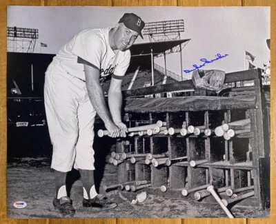 Duke Snider SIGNED 16x20 Photo HOF Brooklyn LA Dodgers PSA/DNA AUTOGRAPHED - Image 1 of 3