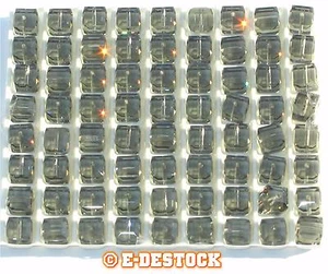 Perle Cube 8mm  8 mm cristal Swarovski 5601 - BLACK DIAMOND - Picture 1 of 1
