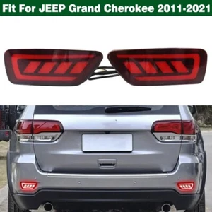 Pair LED Rear Bumper Fog Light Lower Tail Lamp For Jeep Grand Cherokee 2011-2021 - Bild 1 von 11