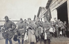 ORIGINAL WW1 US ARMY 2ND DIVISION 17th FIELD ARTILLERY WELCOMED HOME PHOTO c1918