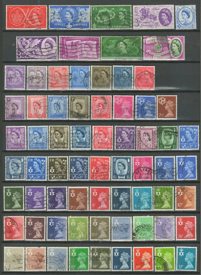 Great Britain 1957/1910 ☀ Used collection - Image 1 of 2