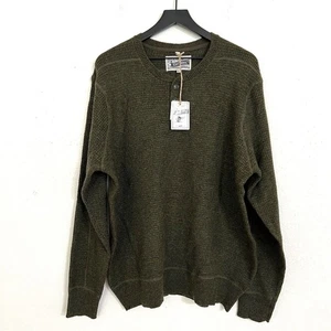Suéter Henley de Lana Schott Bros Para Hombre Talla XL Verde - Imagen 1 de 7