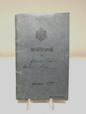 Original WWI German Militarpass Soldbuch 123rd Grenadier Regiment - Image 1 of 4