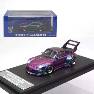 Rare 1:64 RWB Porsche 993 Purple Diecast Model - Detailed Interior - Picture 1 of 11