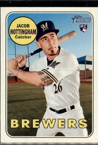 2018 Topps Heritage #677 Jacob Nottingham - Picture 1 of 2