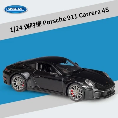 Welly 1:24 Porsche 911 Carrera 4S Model Diecast Car Vehicles New in Box - Image 1 of 4