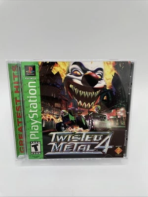Twisted Metal 4 PS1 PlayStation 1 Complete CIB Greatest Hits - Image 1 of 4