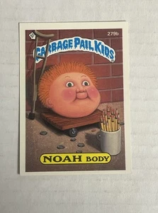 Spazzatura secchio bambini 1987 serie 7 corpo Noah #279b GPK OS7 NM - Foto 1 di 2