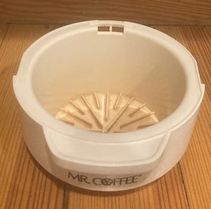Mr. Coffee 3 - 4 Cup Coffee Maker BL5 Part, White Filter Basket Holder - Picture 1 of 5