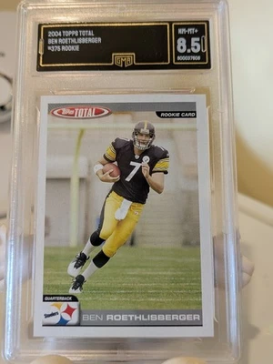 2004 Ben Roethlisberger Topps Total GMA 8.5 Rookie RARE - Image 1 of 3