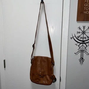Leder Harbor 2nd Umhängetasche braun hellbraun Handtasche Tasche  - Bild 1 von 9