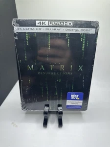 The Matrix Resurrections 4K UHD Blu-Ray Steelbook W/ Digital Best Buy Exclusive - Picture 1 of 2