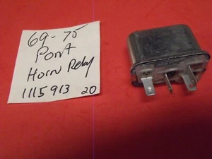 NOS 69 70 71 72 73 74 75 Pontiac Delco Remy Horn Relay 1115913  "913" - Imagen 1 de 2