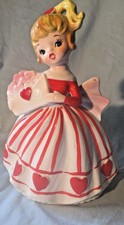 Relpo ceramic valentine planter vintage