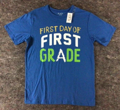 Детская футболка первый день 1-го класса новинка размер 10-12 - Изображение 1 из 4