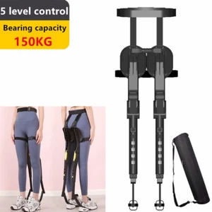 Exoskeleton Wearing Chair Fishing Folding Stool Travel Portable Invisible Seat - Picture 1 of 15