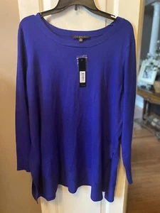 Cyrus Women's Long Sleeve Royal Blue Sweater Size 2XL NWT - Picture 1 of 3