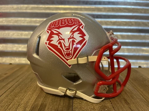 Custom New Mexico Lobos (Red) Speed Mini Helmet Cover