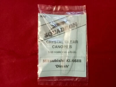 Crystal Clear Canopy for Mitsubishi Ki.46III 'Dinah'  - SCALA 1/48 Squadron 9584 - Immagine 1 di 2