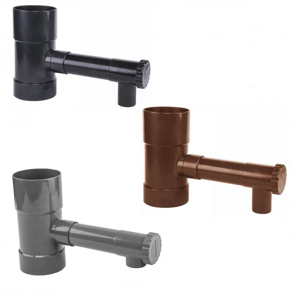 MARKENLOS Regensammler Wassersammler 80mm oder 100mm Fallrohfilter Fallrohr Wasserfänger