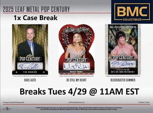 Taylor Swift 2025 Leaf Metal Pop Century 1x Case Break #3 - Picture 1 of 1