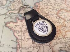 Peugeot Quality Black Real Leather Keyring 308 3008 208 508 2008 5008 GT New